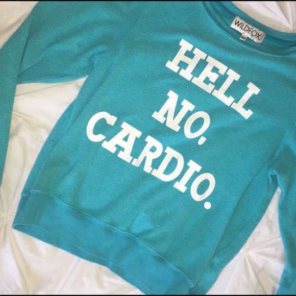 WILDFOX  "Hell No Cardio" JUMPER