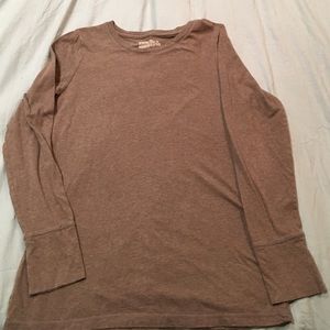 XXL Heathered brown long sleeve Mossimo tee
