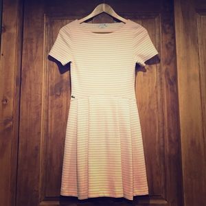 Lacoste Stripe Jersey Dress