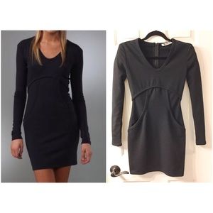 T by ALEXANDER WANG // Black dress