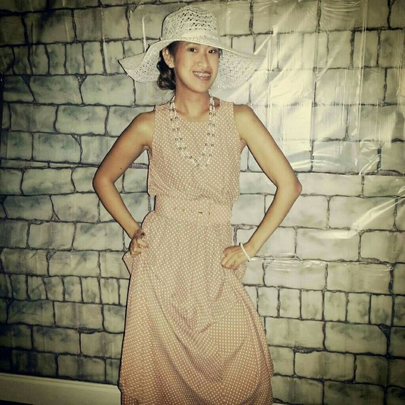 Vintage style polka dot dress