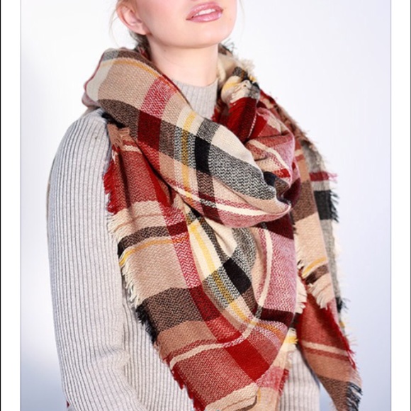 !Soft/cozy Earth tone Blanket/Wrap Shawl - Picture 2 of 4