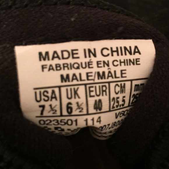 Men's Reebok Sneaker Black Sz 7.5 - Picture 4 of 4