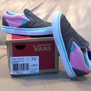 Vans. Girls Toddler Classic Slip-On