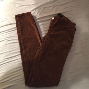 Bullhead velvet pants sz 25