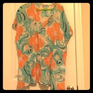 Lilly Pulitzer beach cover up