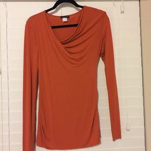 Venus orange blouse