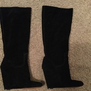 Also knee high boots