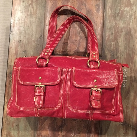 Beautiful red satchel