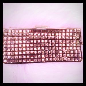 Armani Exchange shiny clutch