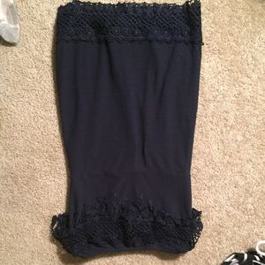 dark blue cocktail dress