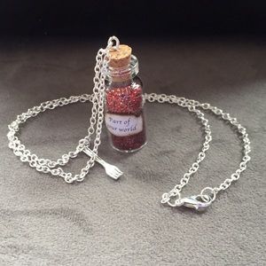 Lil Mermaid Part of Your World necklace
