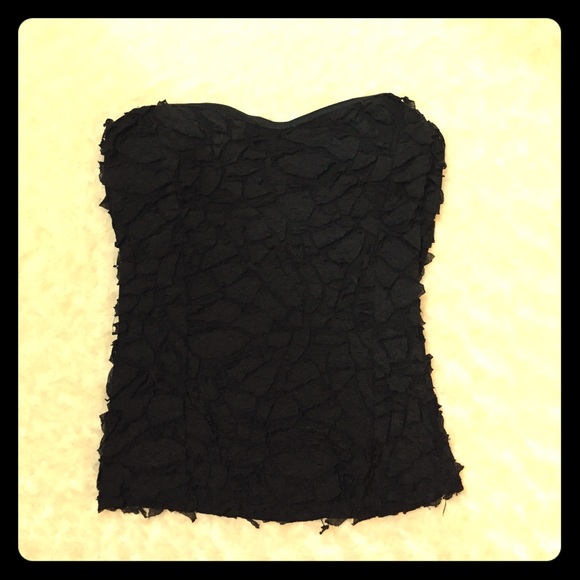 Black Scrunch Tube top