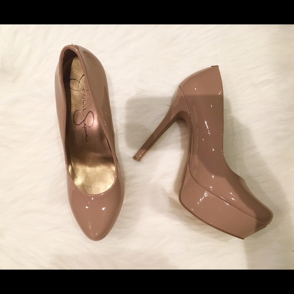 Jessica Simpson Waleo Nude Heels