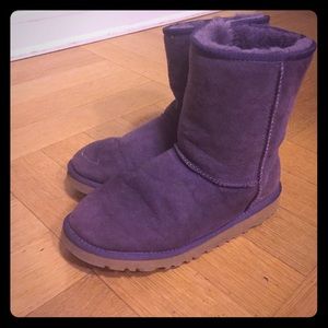Purple classic authentic ugg