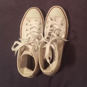 White High Top Converse