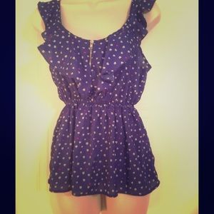 Beautiful ruffle top Forever 21 size M