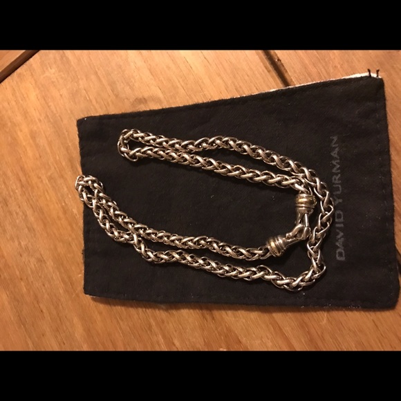 Authentic David Yurman 8mm Wheat Necklace
