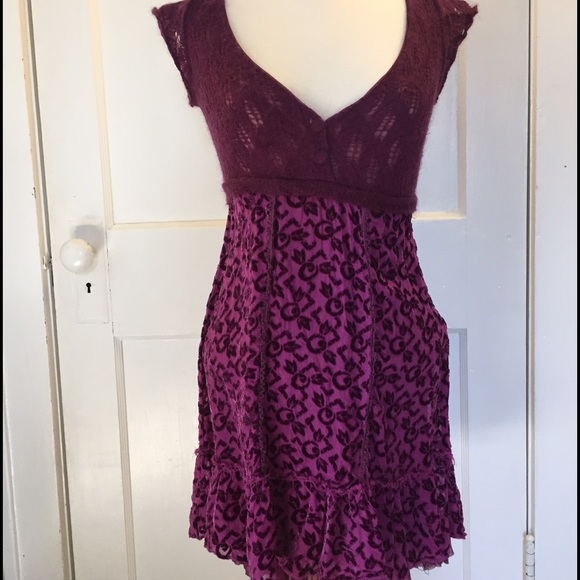 Free People top Knit dress - like new!
