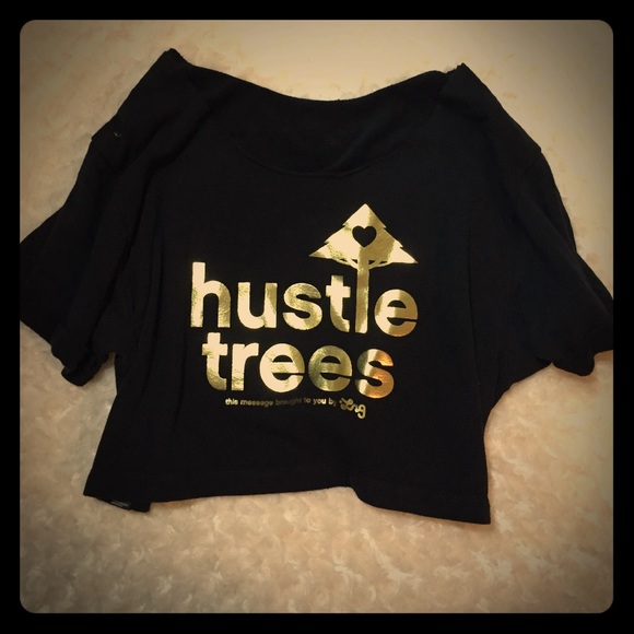 LRG off shoulder sweatshirt top