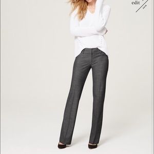 BNWT LOFT Julie Fit Pants in Charcoal