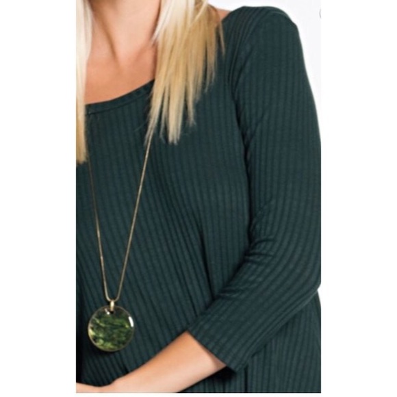 LOVE IN RIBBED TUNIC TOP - Picture 3 of 4