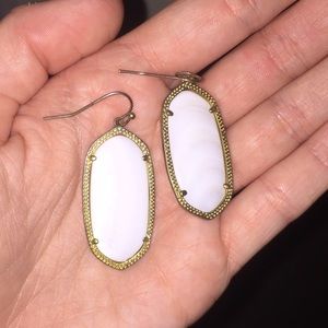 Kendra Scott White Earrings