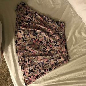 LUSH floral skater skirt