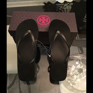Tory Burch Wedge Flip Flops
