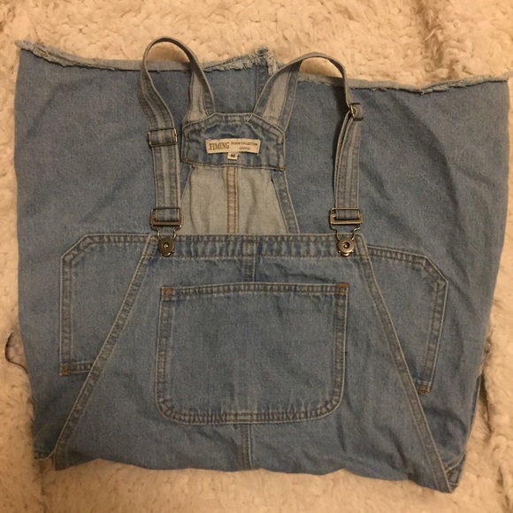 Overall Denim Skirt