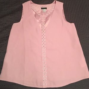 Sleeveless Cut Out Top