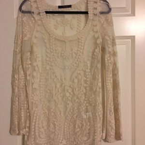 Long Sleeve Lace Top