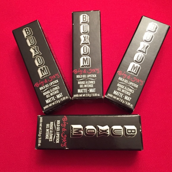 New Buxom Big & Sexy Bold Gel Lipstick Red Bundle
