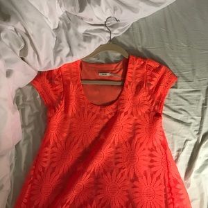 Kimichi Blue Orange Sunflower Dress