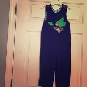 Reversible Kelly kids overalls