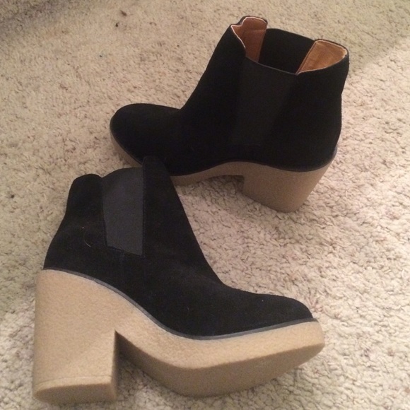 Black ankle boots