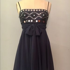 [BCBGMaxAzria] Blue Dress with Sequins
