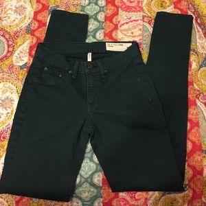 Rag & bones dark green jeggings