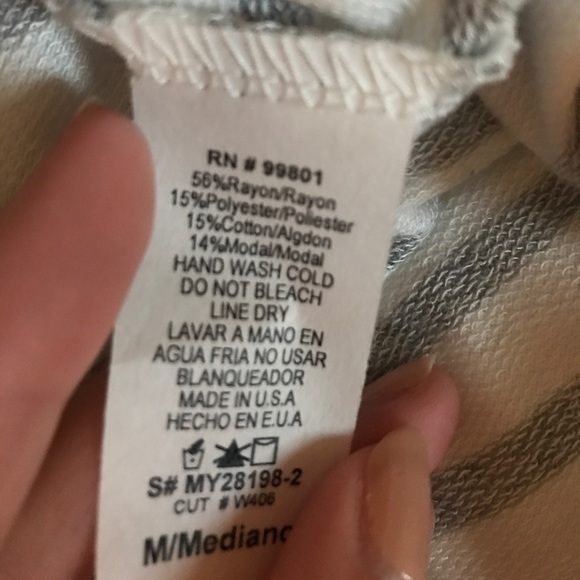 LAST ONE SALE! Stacy Shirt w/ chevron sleeves - Picture 5 of 5