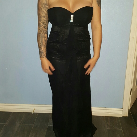 Beautiful sexy and elegant chiffon gown size 10 - Picture 1 of 4