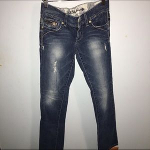 Guess jeans size 27. Daredevil straight leg