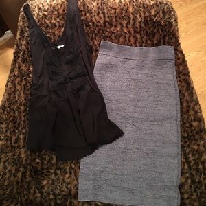 BCBG banded skirt! Gently worn.