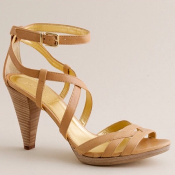 Jcrew nude heels