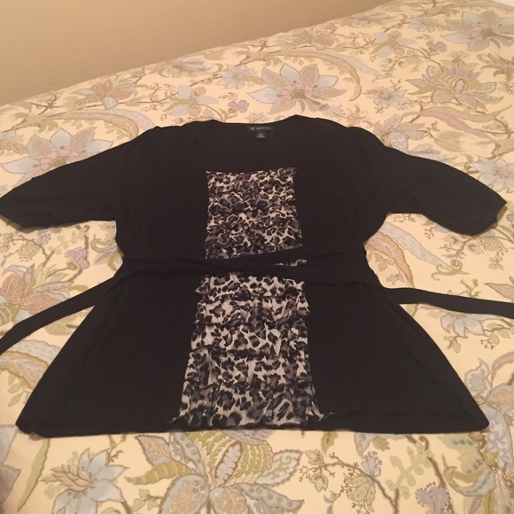 ✨SALE✨INC Cardigan with faux ruffled tank