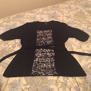 ✨SALE✨INC Cardigan with faux ruffled tank