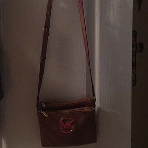 Brown Micheal Kors purse