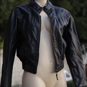 Vegan moto jacket
