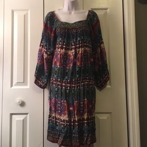 🌟 Long sleeve boho studded dress by Angie