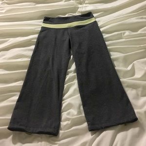 Lululemon flare crop pants