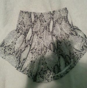 NWOT Snakeskin Shorts